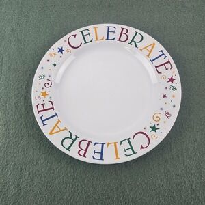 Pampered Chef Celebrate Plate Dish Food Birthday Party Special Occasion Platter